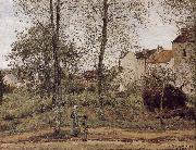 Camille Pissarro Road Vehe s peaceful autumn oil